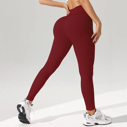 Seamless Tummy Control Fitness Leggings